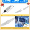 Bettizia 10M 720 LED Eisregen Eiszapfen Lichterkette mit 8 Produktbild-Vorschau 4