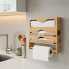 Relaxdays Wandrollenhalter 4 in 1, Küchenrolle, Produktbild-Vorschau 3