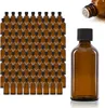 105 x 50ml flacon à décanter, verre brun, bouchon noir Voir les images du produit 1