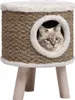 vidaXL Arbre à chat avec pieds en bois 41 cm algues marines Voir les images du produit 7