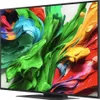A television screen displaying a vibrant, abstract colorful image. Náhľad obrázku produktu