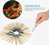 80 PIÈCES Couteau à légumes portable Set d'outils pour les Voir les images du produit 4
