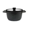 Livarno home Aluguss-Kochtopf, Ø 24 cm, Granitoptik Produktbild-Vorschau 1