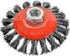 Osborn Kegelbürste D100x13 mm, Gewinde M14x2,0 gezopfter Produktbild-Vorschau 1