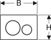 A technical diagram showing dimensions of a product. Náhľad obrázku produktu
