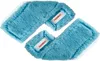 Two blue mop heads with white labels are arranged diagonally on a white background. Produktbild-Vorschau