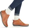 Rieker Damen Stiefelette Schnürschuh Ziernähte Schalensohle Produktbild-Vorschau 24