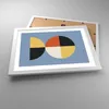 Gerahmtes Poster - Weißer Rahmen - Stück Geometrisch Rad - Produktbild-Vorschau 3