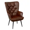 Hawthyhome eleganter Sessel polsterstuhl Ohnzimmer Sessel Produktbild-Vorschau 6