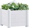 Möbel Garten-Hochbeet PP Weiß 43x43x35 cm - Beete 313971 Produktbild-Vorschau 1