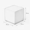 Cord-Hocker POSO 40x40 cm gepolstert quadratisch – weicher Produktbild-Vorschau 6