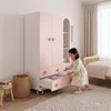 Armadio per bambini "Vaarentaa" con 2 ante, 4 cassetti, Anteprima dell’immagine prodotto 5