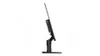 A side view of a black computer monitor on a white background. Produktbild-Vorschau