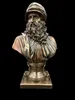 Buste de Léonard de Vinci – Décoration en bronze, peinte à Voir les images du produit 1