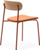 CALICOSY - Lot de 2 chaises en tissu avec pieds en métal Voir les images du produit 6