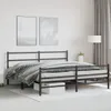 Postel s čelem a nohou kovová 180x200 cm Náhled obrázku produktu 4