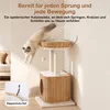 Yaheetech Kratzbaum aus PE-Rattan 71,5 cm, stabiler Produktbild-Vorschau 8