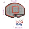 Basketballkorb Schwarz 71x45x2 cm Polyethylen Produktbild-Vorschau 9