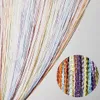 Unyqoos® Metalen draad gordijn, 100 x 200 cm, zilver – Productafbeelding-voorbeeld 2