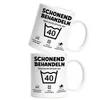 Schonend Behandeln Das Gute Stück ist 40 Tasse Weiß Produktbild-Vorschau 2