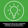 A marketing image with a lightbulb icon and text about energy consumption. Anteprima dell’immagine prodotto