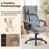 Ergonomiczne krzesło biurowe HOMCOM z funkcją masażu i Podgląd zdjęcia produktu 4