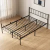 KUTAS Klassische Betten 140x200, Metallbett Schwarz mit Produktbild-Vorschau 13