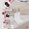 KOTARBAU® 12 Stk. Winkelverbinder 100x100x80mm verzinkter Produktbild-Vorschau 6