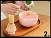 Matcha Set "Camellia Pink" mit Schale mit Ausgießer, Besen Produktbild-Vorschau 8