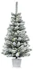 HOMCOM Weihnachtsbaum mit LED-Leuchten, 90 cm Christbaum Produktbild-Vorschau 1