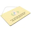 Mr. & Mrs. Panda Schild Katze Blumen DIN A4 - Gelb Pastell Produktbild-Vorschau 2