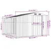 vidaXL Gerätehaus Anthrazit 277x279x179 cm Verzinkter Stahl Produktbild-Vorschau 12