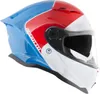 Bogotto H153 BT SPN Bluetooth Helm, weiß/rot/blau, XS Produktbild-Vorschau 7