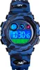 Alienwork Seven-color LED Digital Kinderuhr Jungen Mädchen Produktbild-Vorschau 1