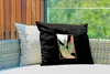 MuchoWow® Outdoor Kissen - Pflanze - Blätter - Rahmen - Produktbild-Vorschau 3