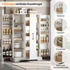 Mobiletto alto per cucina Merax, con ripiano per spezie, Anteprima dell’immagine prodotto 11