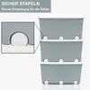 3 Aufbewahrungsboxen mit Deckel und Rollen 50L - Produktbild-Vorschau 3