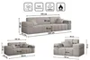 Kaiser Möbel Sofagarnitur 3+2+1 Couchgarnitur serie NIMES Produktbild-Vorschau 6