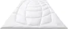 A white quilted comforter is laid out flat on a white background. Produktbild-Vorschau