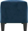 vidaXL Lavica modrá 100x35x41 cm Velvet Náhľad obrázku produktu 4