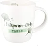 Gilde Tasse / Becher, "Entspann dich", Ginkgomotiv, Spruch Produktbild-Vorschau 1