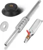 A set of tools, including a pneumatic slide hammer, a suction cup, and a washer, laid out on a white background. Anteprima dell’immagine prodotto