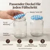 gouveo 24er Set Einmachgläser 720 ml Facette mit Produktbild-Vorschau 4