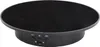 A black electric turntable display stand. Voir les images du produit