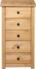 vidaXL Credenza 46x40x89 cm in legno di pino Panama Anteprima dell’immagine prodotto 5