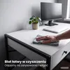 Biurko industrialne komputerowe Białe ELONIS 123 cm 2 Podgląd zdjęcia produktu 5