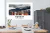MuchoWow® Poster Norwegen - Häuser - See 180x120 cm - Produktbild-Vorschau 3