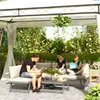 Outsunny Salon de jardin extérieur d'angle et convertible 4 Voir les images du produit 2