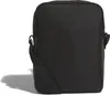 A black Adidas crossbody bag shown from the back against a white background. Voir les images du produit