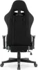 The back view of a black and gray gaming chair on a white background. Náhled obrázku produktu